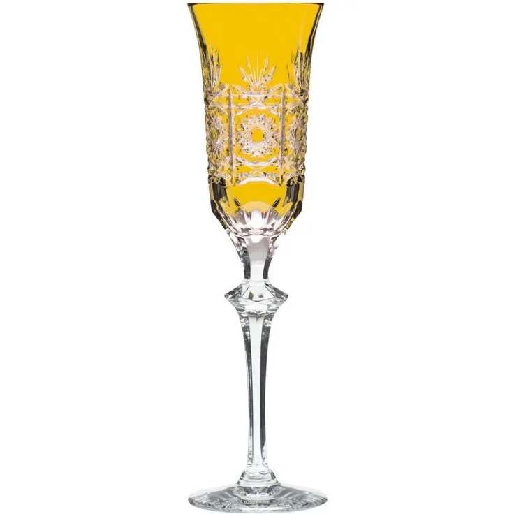 Sektglas Kristall Dresden amber (26,2 cm)