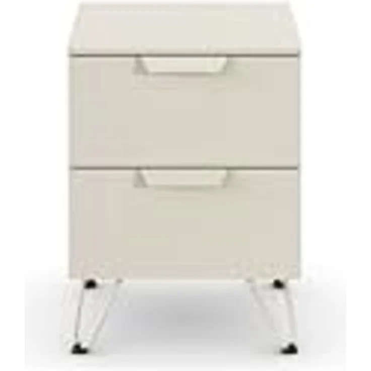 rauch Aditio Box, Nachttisch, 2 Schubladen, mit Hairpin-Fuß, mit Softclose-Funktion, Farbe Beige, BxHxT 40x53x43cm – Bild 4