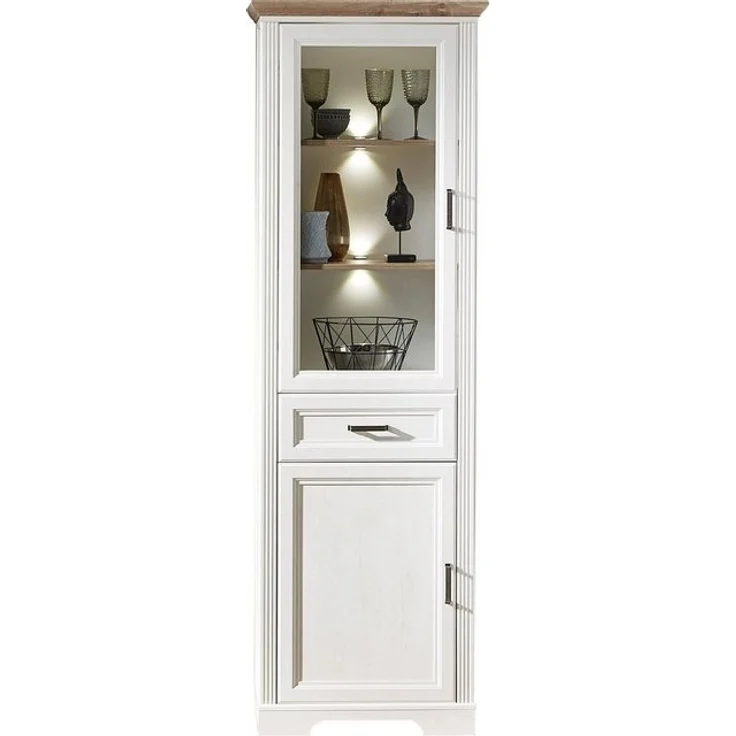 Innostyle 'JASMIN' Vitrine mit Beleuchtung, 1-türig, 66 x 204 x 42 cm – Bild 4