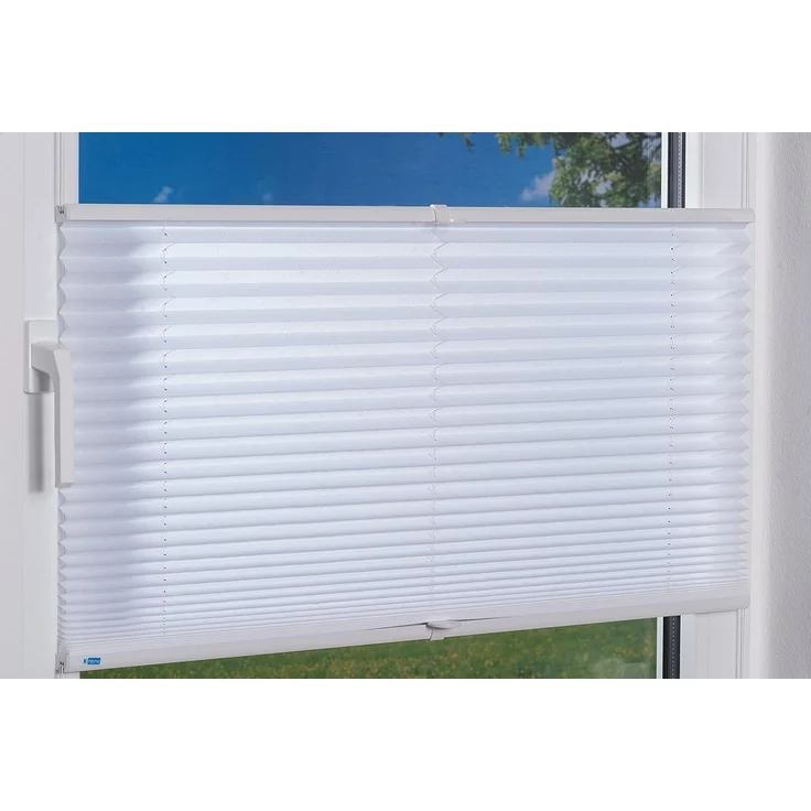 K-home 421614-40 Klemmfix-Plissee, Weiß, 30x130 cm – Bild 7