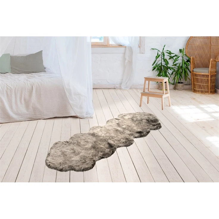 Teppich >Tender< in Grün, 50% Modacryl / 50% Polyester - 180x60cm (LxB) – Bild 2