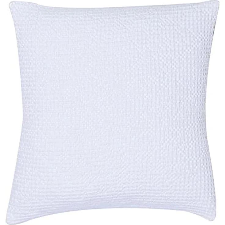 VIVARAISE Dekokissen Maia, 45 x 45 cm aus 100% Baumwolle mit Wabenwebung, ideal für kombinierbare Wohnaccessoires – Bild 1
