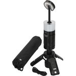 Brennenstuhl Akku LED Outdoor Lampe UL 400 AT, 400lm, IP44, 24h Leuchtdauer, dimmbar, Farbtemperatur einstellbar, Rotlicht, ausziehbar bis 1,03m, Powerbank, inkl. USB C Ladekabel