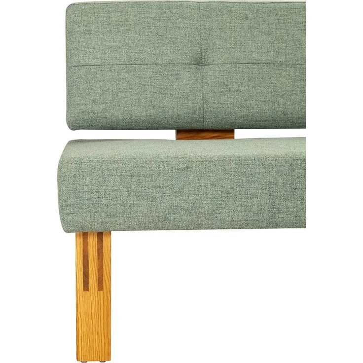 Home affaire Eckbank Ponza Polsterbank, Esszimmerbank, mit Massivholzgestell, Küchenbank in tollen Farben, Breite 201x161 cm – Bild 2