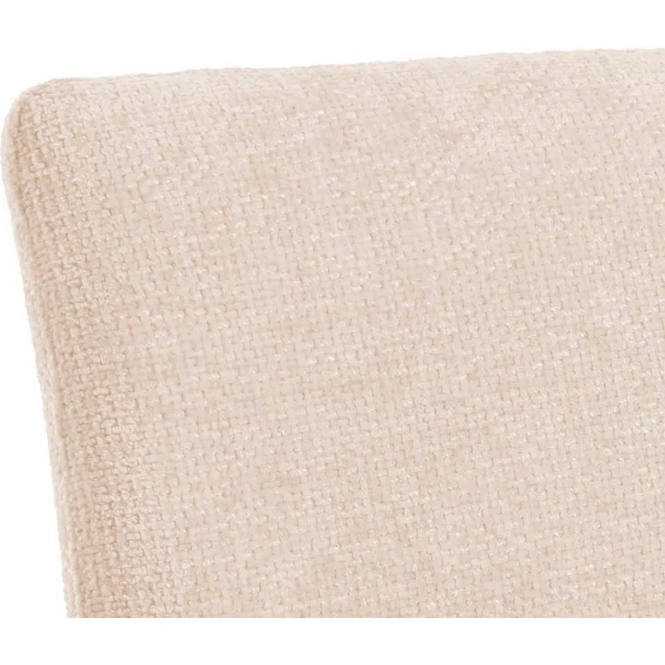 Sitzbank HWC-G55, Esszimmerbank Bank, Edelstahl gebürstet Stoff/Textil Chenille Öko-Tex, 180cm ~ creme – Bild 6