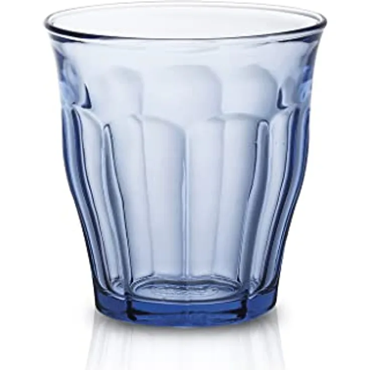 Gläserset 'Duralex', 6 Stück, Glas Blau, 310 ml