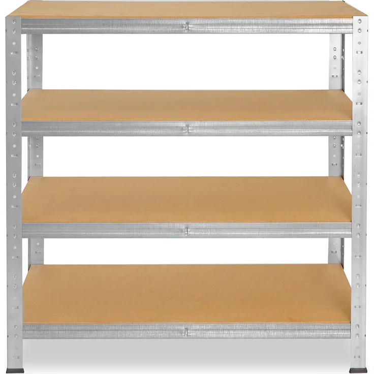 shelfplaza HOME 115x70x50 cm Schwerlastregal in grau-verzinkt mit 4 Böden und 175 kg Traglast pro Boden – Bild 4