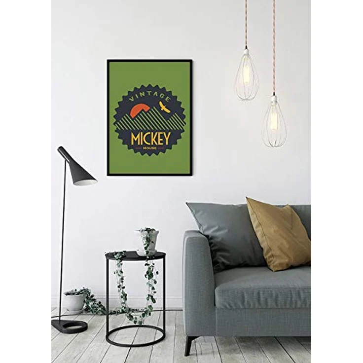 Komar Disney Wandbild Mickey Mouse Vintage, Kinderzimmer Deko Kunstdruck, 30x40cm, ohne Rahmen, fotorealistischer Druck, MADE IN GERMANY – Bild 5