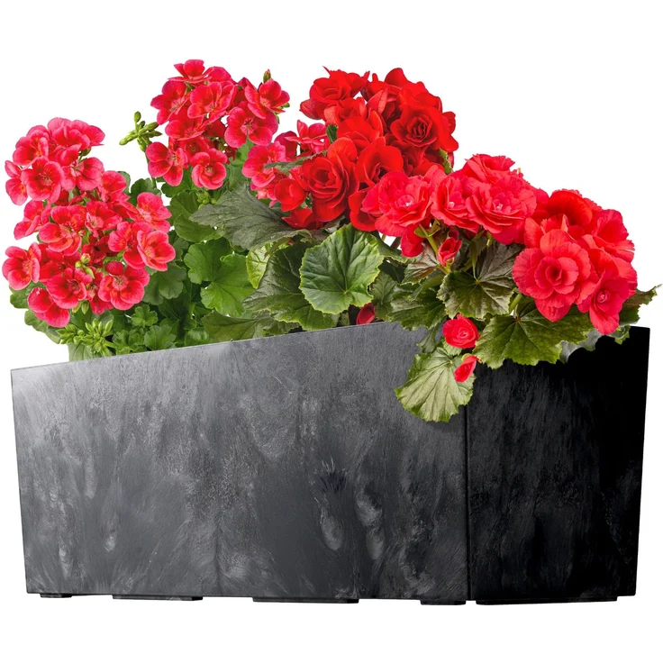 KADAX Blumentopf Blumentopf 56cm Abdeckung mit Einsatz Balkonkasten – Bild 3