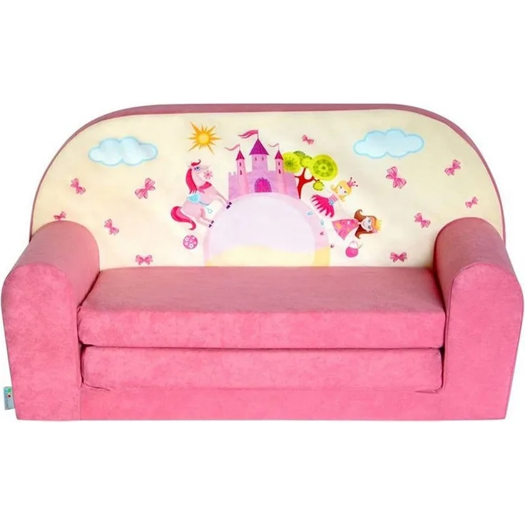 FORTISLINE Kindersitzgruppe Kindersofa "MINI" Kindercouch zum Aufklappen W386