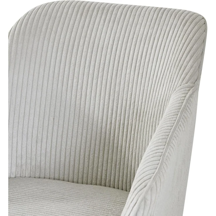 B&D home Polsterstuhl ARVIT (1 St), modern, drehbares Metallgestell, Cord, mit Armlehnen – Bild 8