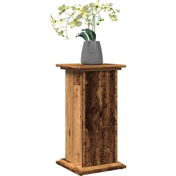 vidaXL Postament mit Stauraum, Holzwerkstoff, Altholz, 31 x 30 x 60 cm – Bild 2