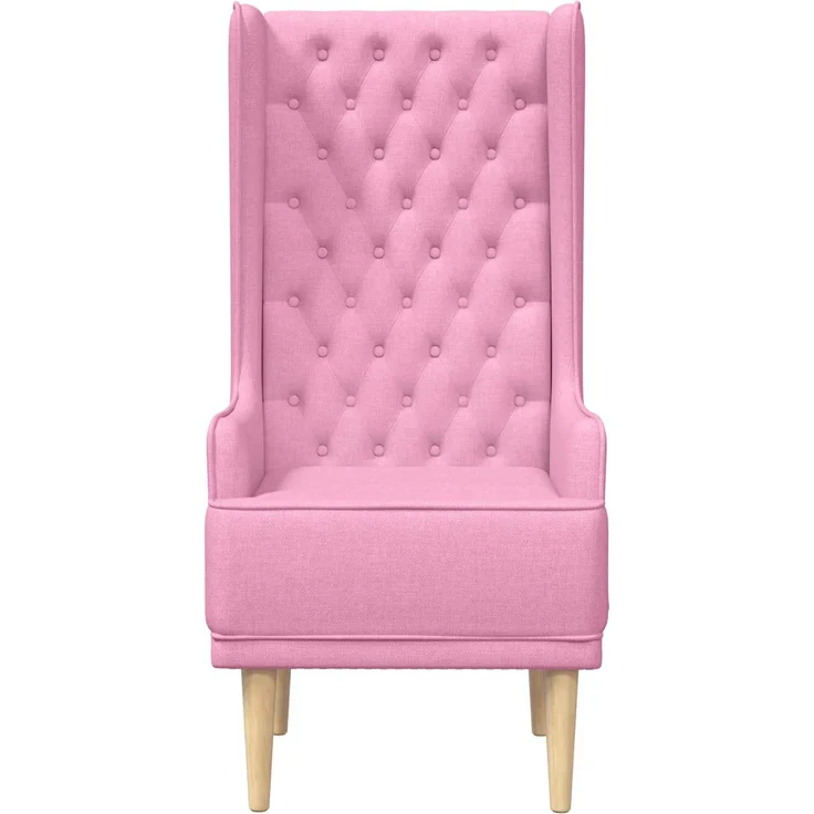 vidaXL Hochlehner Rosa Stoff 42042490 – Bild 3