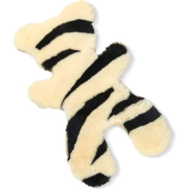 Fellhof Lammfell Babyunterlage BÄRLIBU zebra – Bild 2