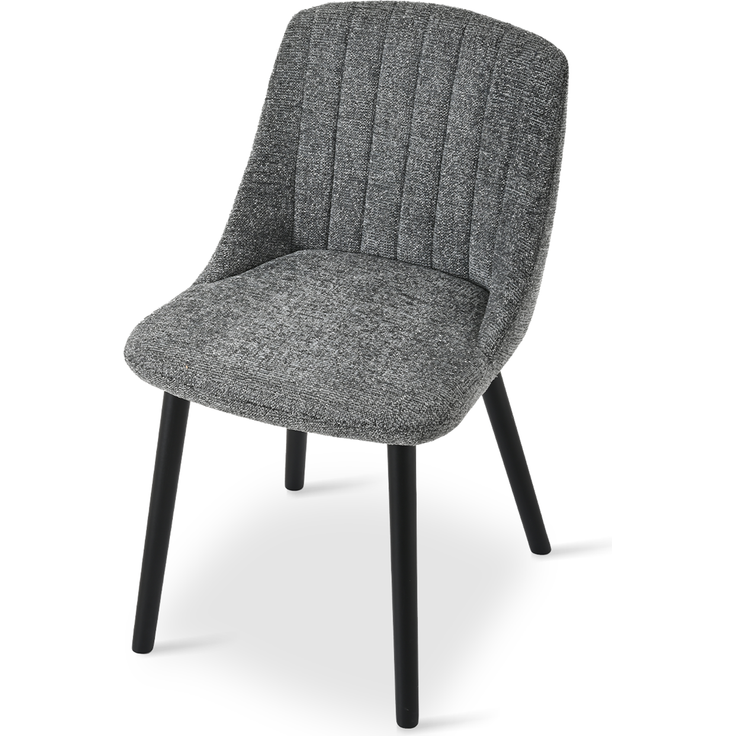 GOEURVANT 993 Esszimmerstühle 2er-Set, Chenille - Schiefergrau – Bild 6