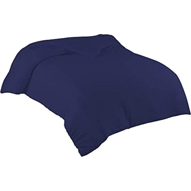 livessa Bettbezug Bettbezug Baumwolle Jersey Bettwäsche Allergiker Reißverschluss, (1 St), 100% Baumwolle Single-Jersey 140 g/m² weich & atmungsaktiv – Bild 1