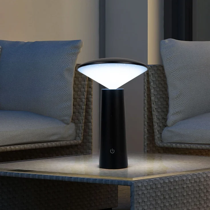 LED Tischleuchte, schwenkbar, CCT Schaltung, dimmbar H 21 cm – Bild 7