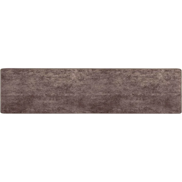vidaXL Teppichläufer MARSA Grau 450 x 100 cm Polyester und PVC 42023204 – Bild 2