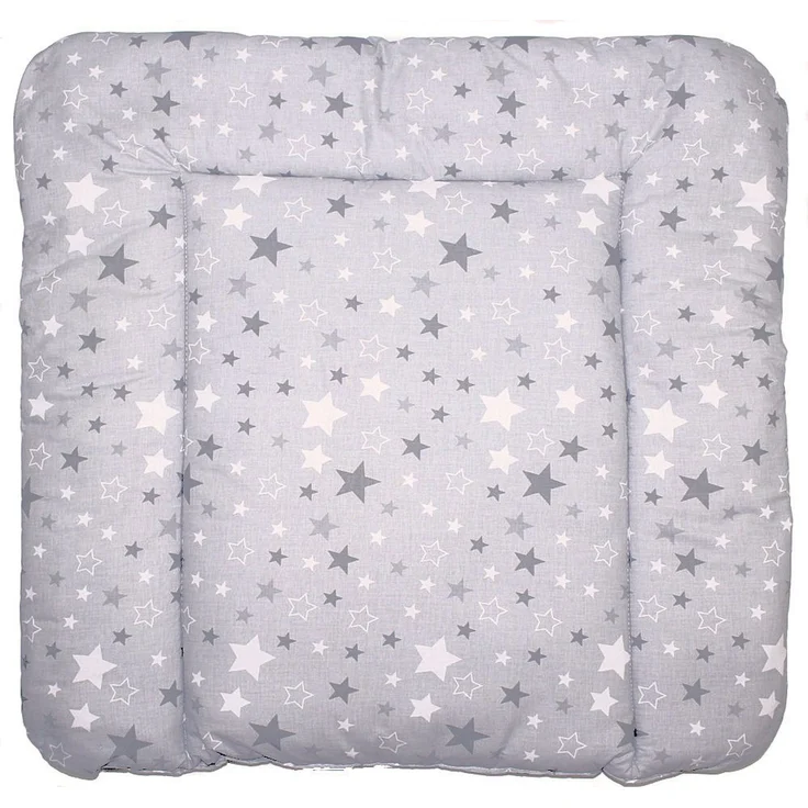 Baby Auflage Wickelauflage - Star Dunkel - 70x50 cm 70x70 cm 70x85 cm Wickeltischauflage (70x50 cm) – Bild 1