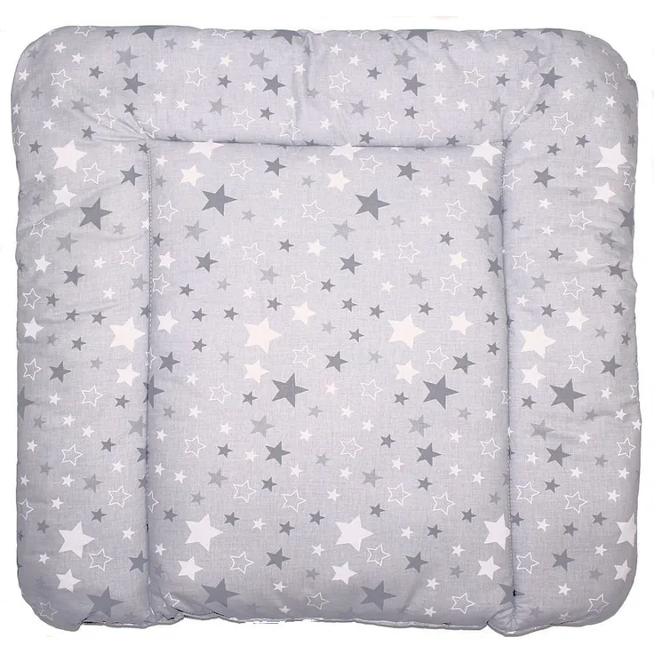 Baby Auflage Wickelauflage - Star Dunkel - 70x50 cm 70x70 cm 70x85 cm Wickeltischauflage (70x50 cm)