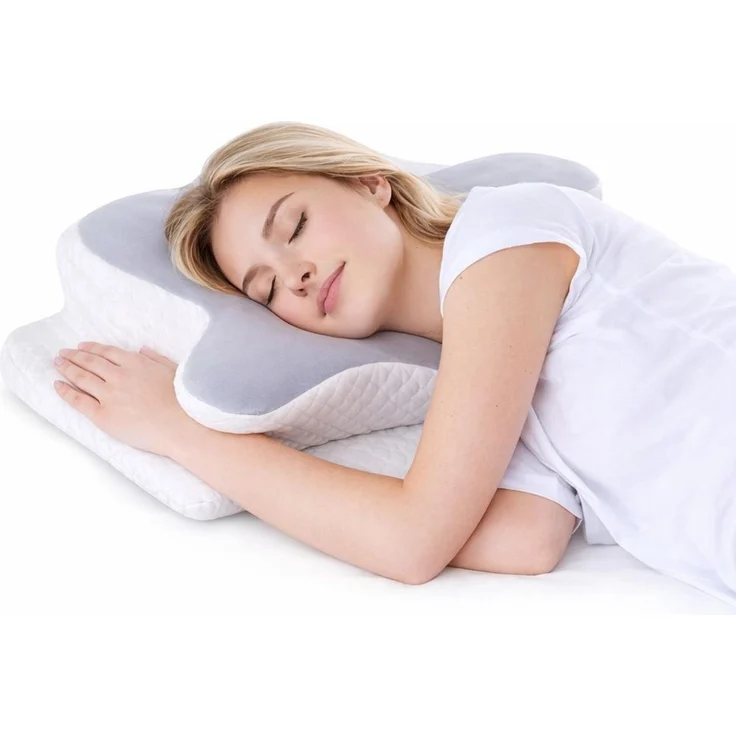 Ergonomisches Nackenkissen Memory Foam | Orthopädisch geformtes Schlafkissen für Nacken & Rückenkomfort - YaLiva_Decor® – Bild 6