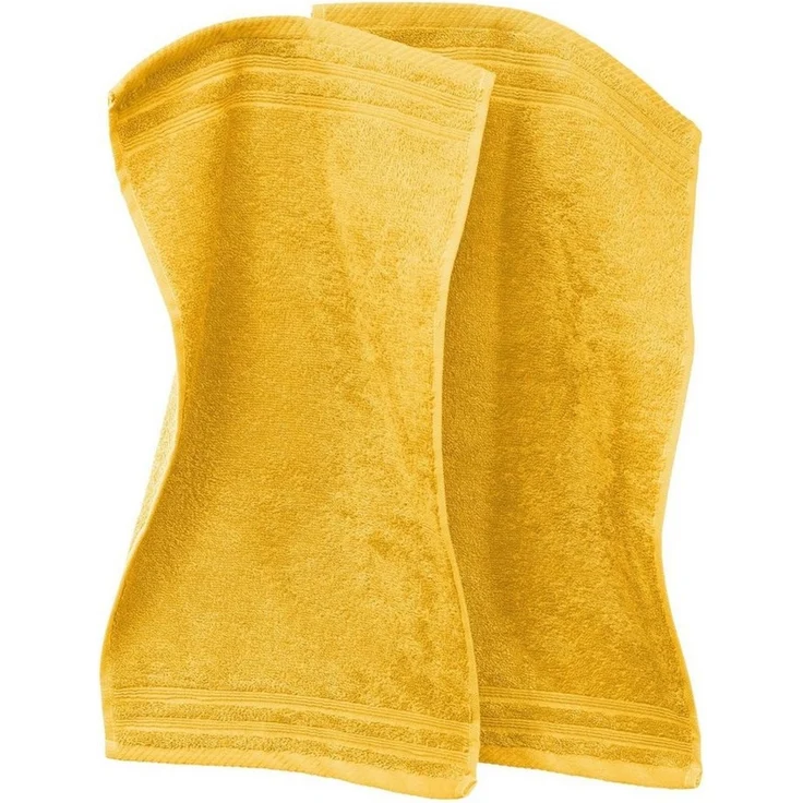 Erwin Müller Gästehandtuch Gästetuch "Heidelberg" 2er-Pack, Frottier (2-St), Walk-Frottier Uni – Bild 1