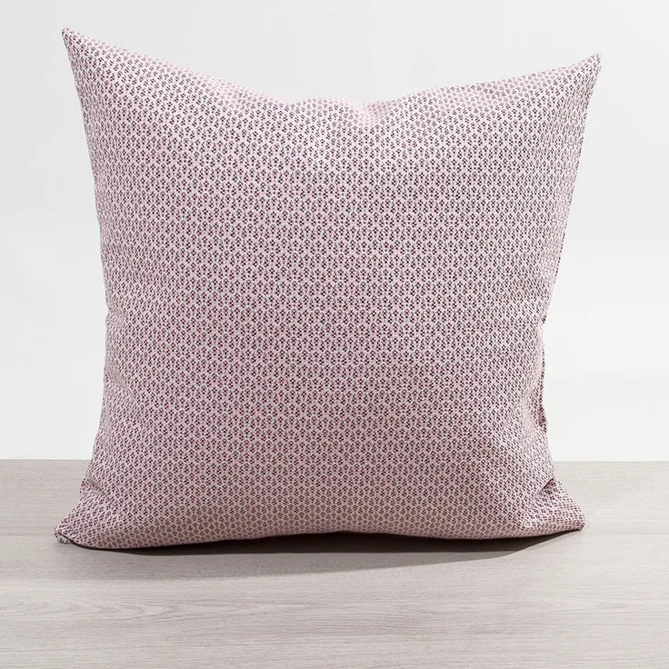 Kissen Deko von Lysel - rosa Tropfen Golea 48x48 Baumwolle Polyester kissenbezug Dekokissen