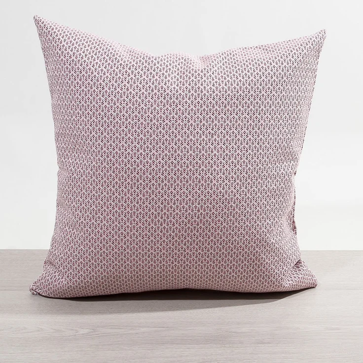Kissen Deko von Lysel - rosa Tropfen Golea 48x48 Baumwolle Polyester kissenbezug Dekokissen – Bild 1