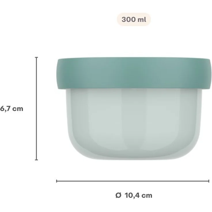 Mepal CAMPUS Fruchtbox 300 ml Cool Blue (2025) – Bild 6