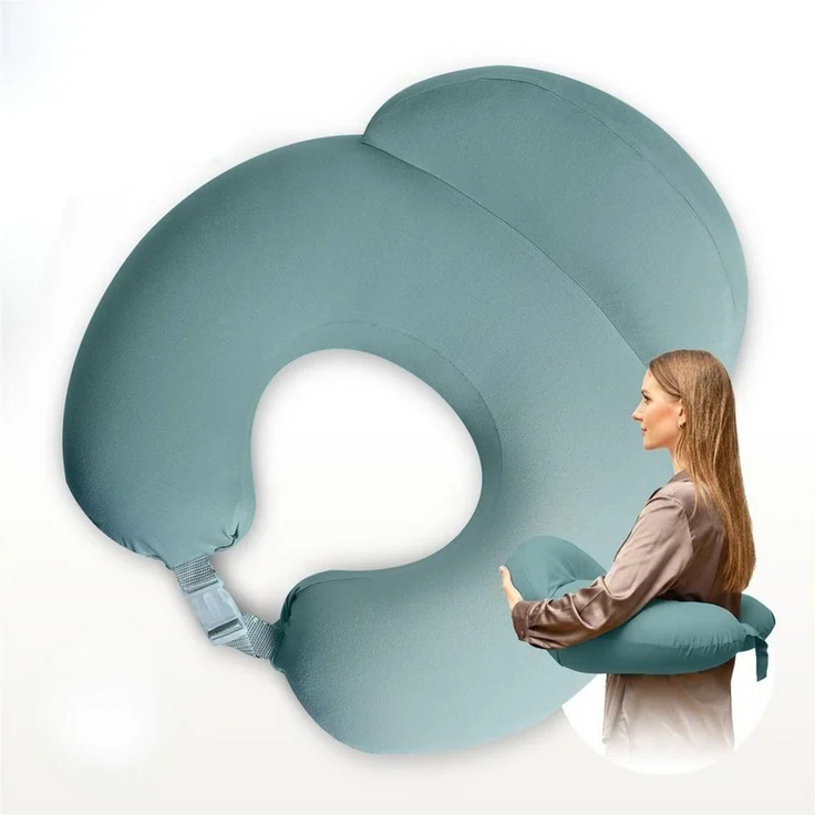 SEI Design Stillkissen Stillkissen mit verstellbarem Hüftgurt, entlastet Schultern und Nacken, mit Sicherheitsgurt, zusätzliches Kissen als Barriere – Bild 5