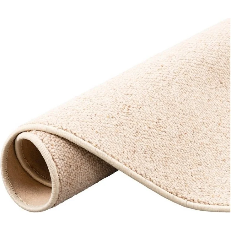 Snapstyle Wollteppich Natur Teppich Wolle Berber Rund, Rund, Höhe: 10 mm – Bild 3