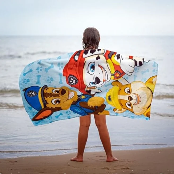Strandtuch Kinder Jungen Paw Patrol Badetuch 70x140 cm Urlaub Must Haves – Bild 6