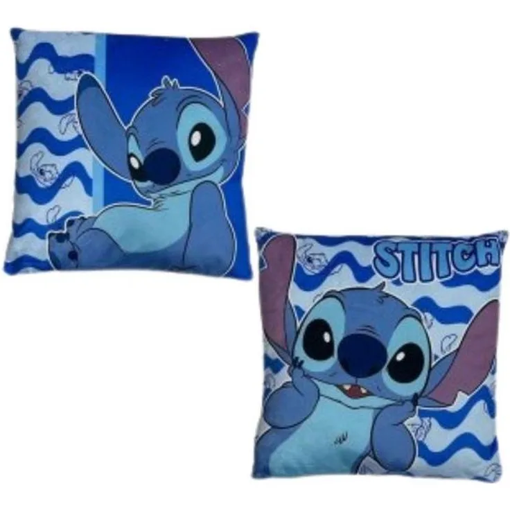 Disney Lilo & Stitch Dekokissen (1 Stk.) aus weichem Polyester für Alltag und Freizeit 38 × 38 cm