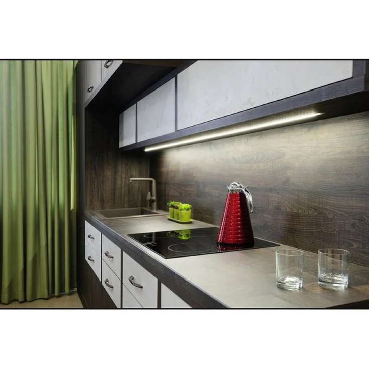 QLS LED Unterbauleuchte Neutralweiß 4000K 30 - 120 cm, LED fest integriert, mit Hand-Sweep-Sensor Schrankbeleuchtung Bewegungsmelder – Bild 4