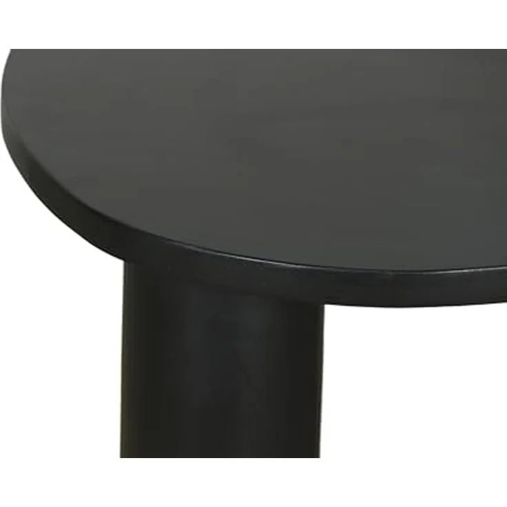 byLIVING Couchtisch Ethan/Tischplatte und Gestell in naturfarben (Akazie) oder schwarz/Wohnzimmertisch/Beistelltisch/Maße: B 110, H 45, T 55 cm (Schwarz) – Bild 5