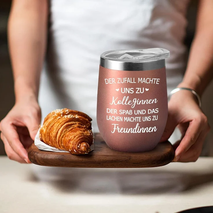 Livole Geschenk Kollegin - Der Zufall Machte Uns zu Kolleginnen - 12oz Edelstahl – Bild 4