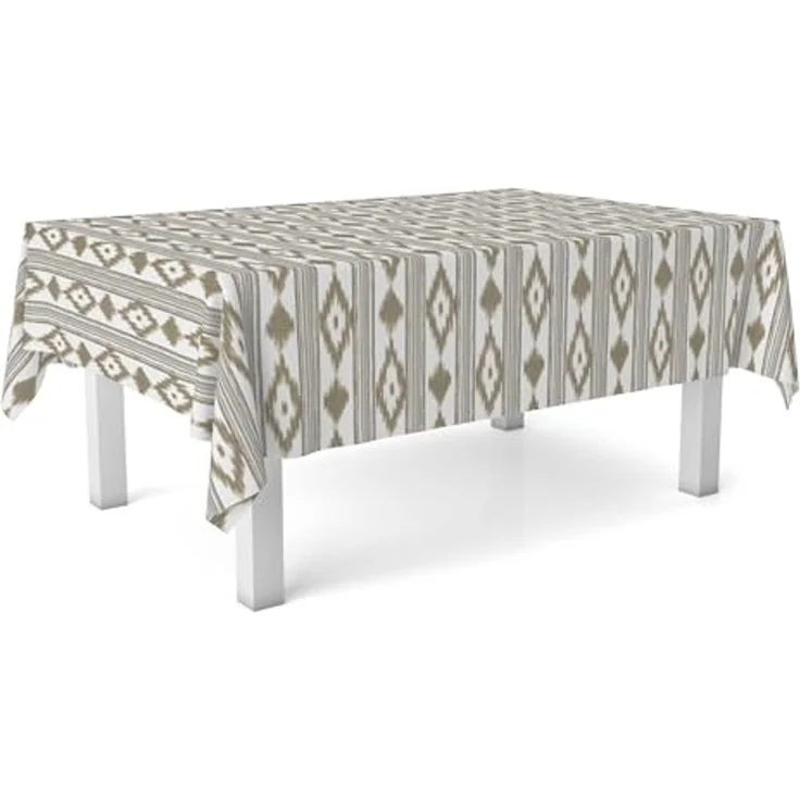 Martina Home Tischdecke, Wachstuch, Malorqui, Braun, 180 x 140 cm – Bild 2