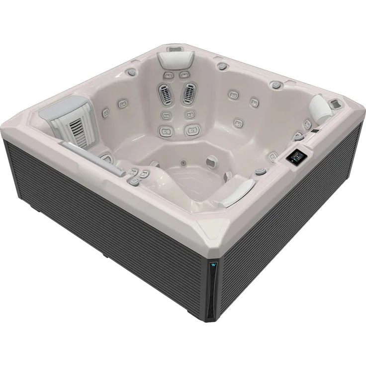 Wellis Atlas Life Premium Whirlpool Außenwhirlpool 215x215x86,5cm für 6 Personen inkl. Thermocover