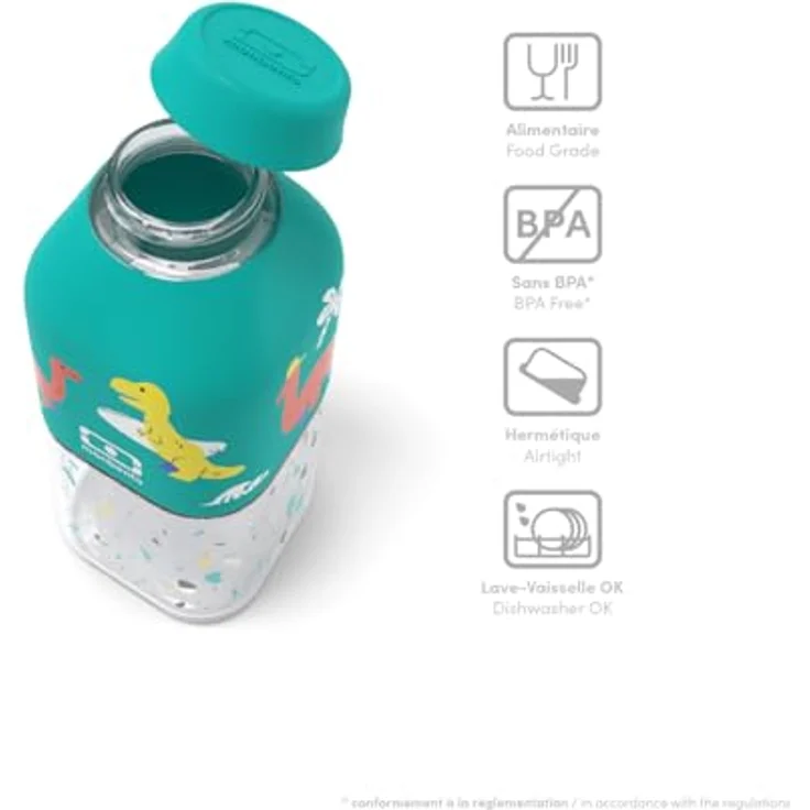 PEUGEOT Trinkflasche DINO DH 6x14 cm türkis – Bild 4