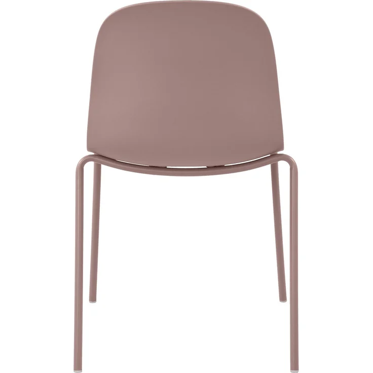 CLP Stapelstuhl Hardin mit ergonomischer Kunststoffschale und stabilem Metallgestell - Farbe:pink – Bild 7