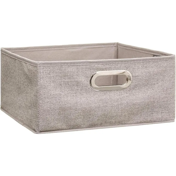 5five Textil- Aufbewahrungsbox für Kleidung Aufbewahrungsbox 31 x 15 cm beige