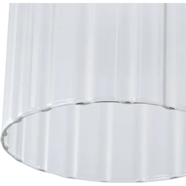 Lucande Eirian, Deckenlampe in Transparent aus Metall, 1-flammig, E27, moderne Wohnzimmerleuchte – Bild 5