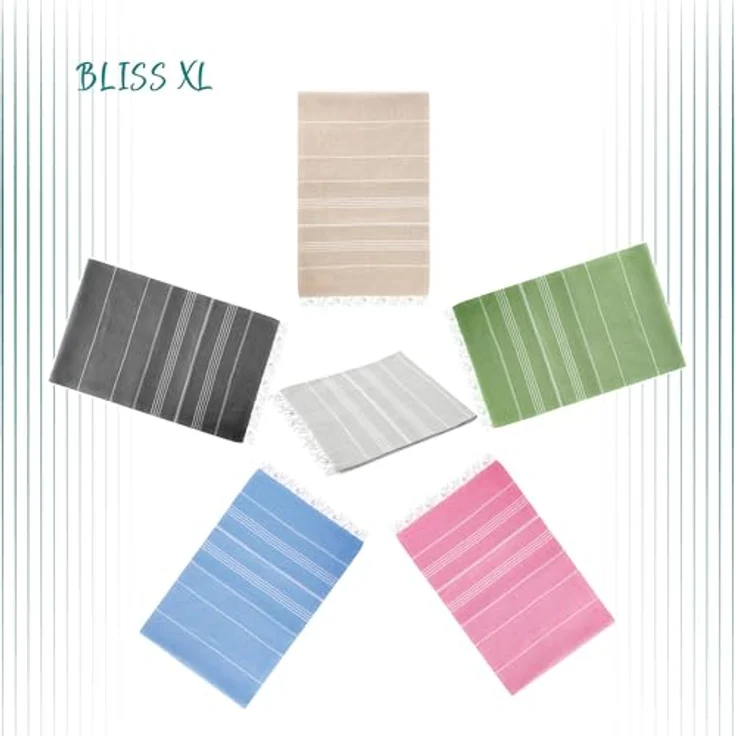 Turquoise Home Strandtuch Bliss XXL 200x220 cm Strandmatte, Picknickdecke – Bild 7