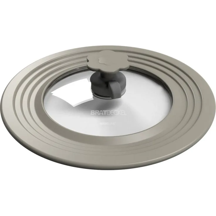 Kochblume Universaldeckel Bratdeckel L Taupe