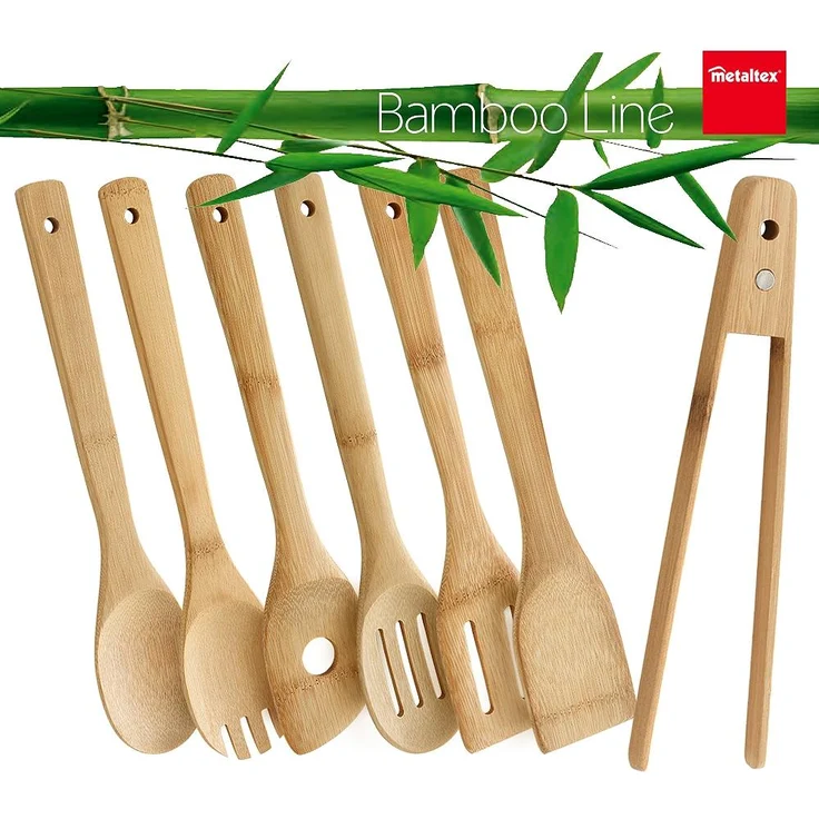 METALTEX -Bamboo Line- Wender geschlitzt aus Bambusholz / Pfannenwender / Holzbesteck / Bambus – Bild 2