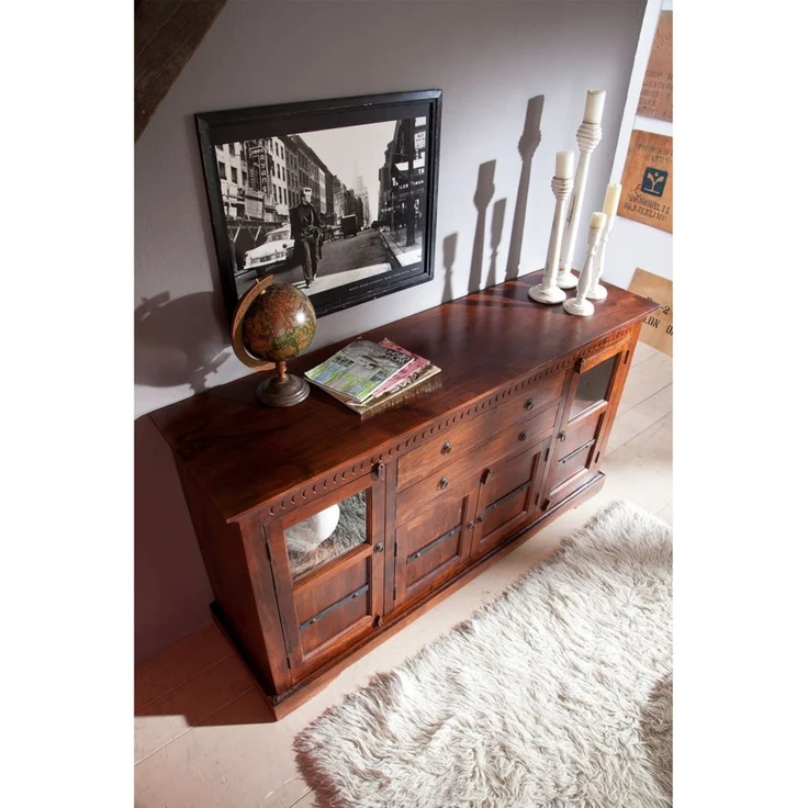 Sideboard Akazie 181x50x100 nougat lackiert OXFORD #453 – Bild 2