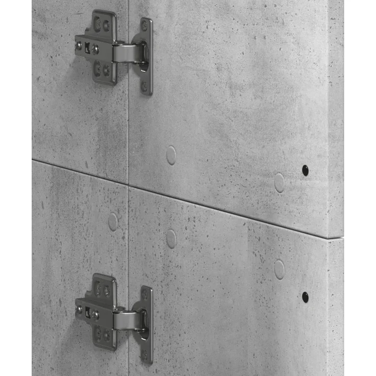 vidaXL Highboard Betongrau 60x35x180 cm Holzwerkstoff 3276668 – Bild 8