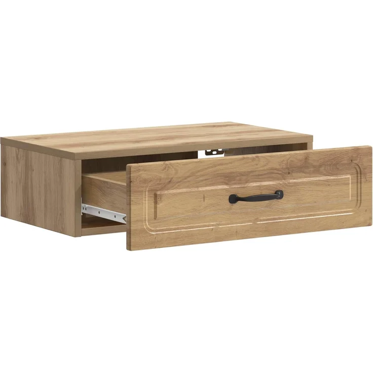 vidaXL Wandmontierter Beistelltisch Artisan-Eiche 59 x 34,5 x 17 cm 899344 – Bild 3