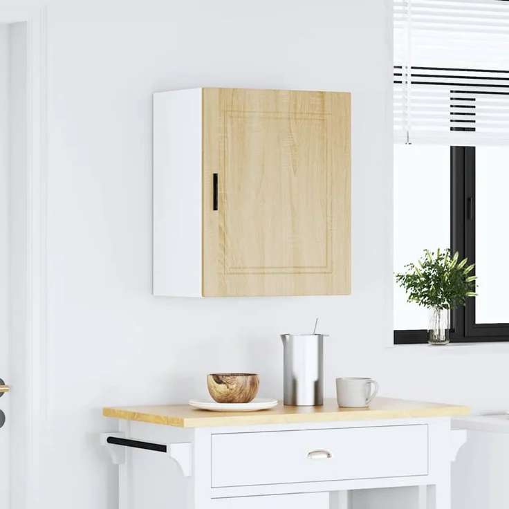vidaXL Küchen-Hängeschrank Porto Sonoma-Eiche Holzwerkstoff 854043 – Bild 2