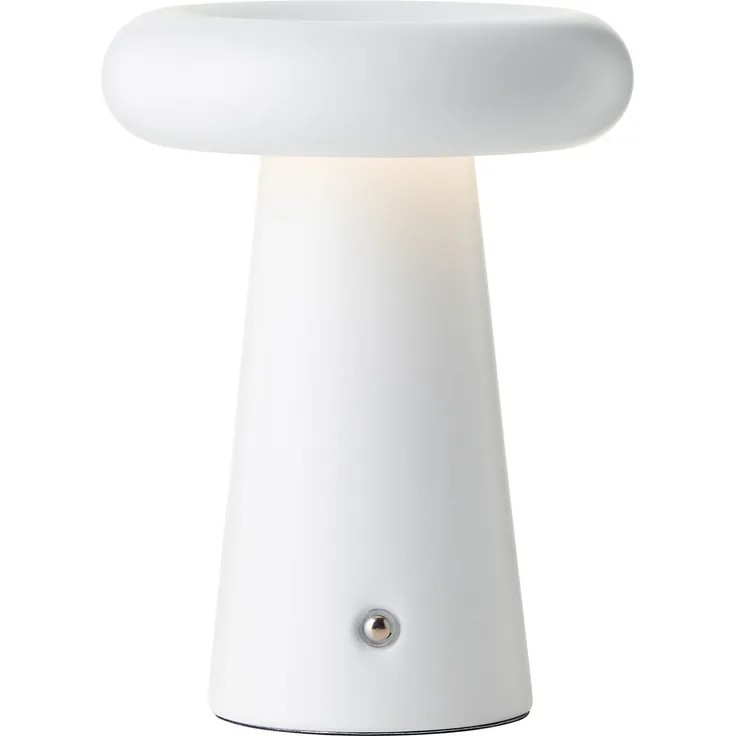 Brilliant LED Tischleuchte Muffin G40895/75 Außenbereich, Wohnzimmer, Badezimmer, Schlafzimmer Metall Outdoor, Indoor weiß matt - LED fest integriert